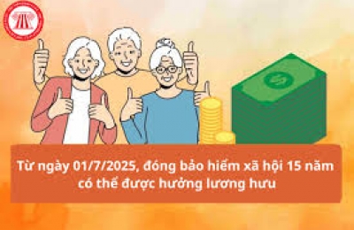 Chi tiết thời điểm hưởng lương hưu của người tham gia bảo hiểm xã hội tự nguyện từ 01/7/2025