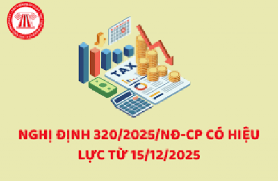 Nghị định 320/2025/NĐ-CP (Nghị định hướng dẫn Luật Thuế TNDN 2025)