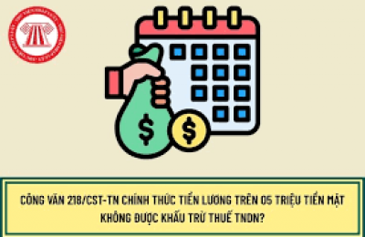 Chính thức tiền lương trên 05 triệu phải chuyển khoản (Công văn 218/CST-TN)