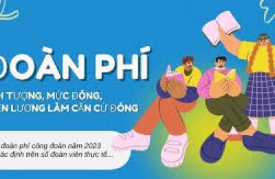 Đối tượng, mức đóng, tiền lương làm căn cứ đóng đoàn phí