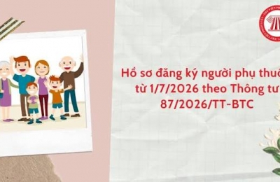Hồ sơ xác định người phụ thuộc là con của người nộp thuế từ 1/7/2026