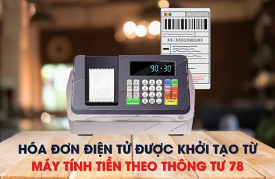 Đẩy mạnh triển khai hóa đơn điện tử khởi tạo từ máy tính tiền đối với hộ, cá nhân kinh doanh